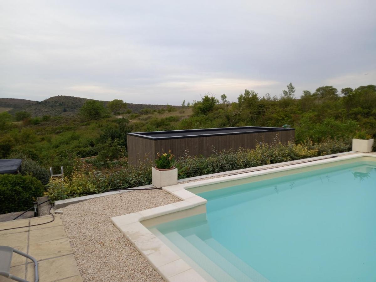 "Plus Belle L'Ardeche" Studio De Jardin Et Piscine Vinezac Bagian luar foto